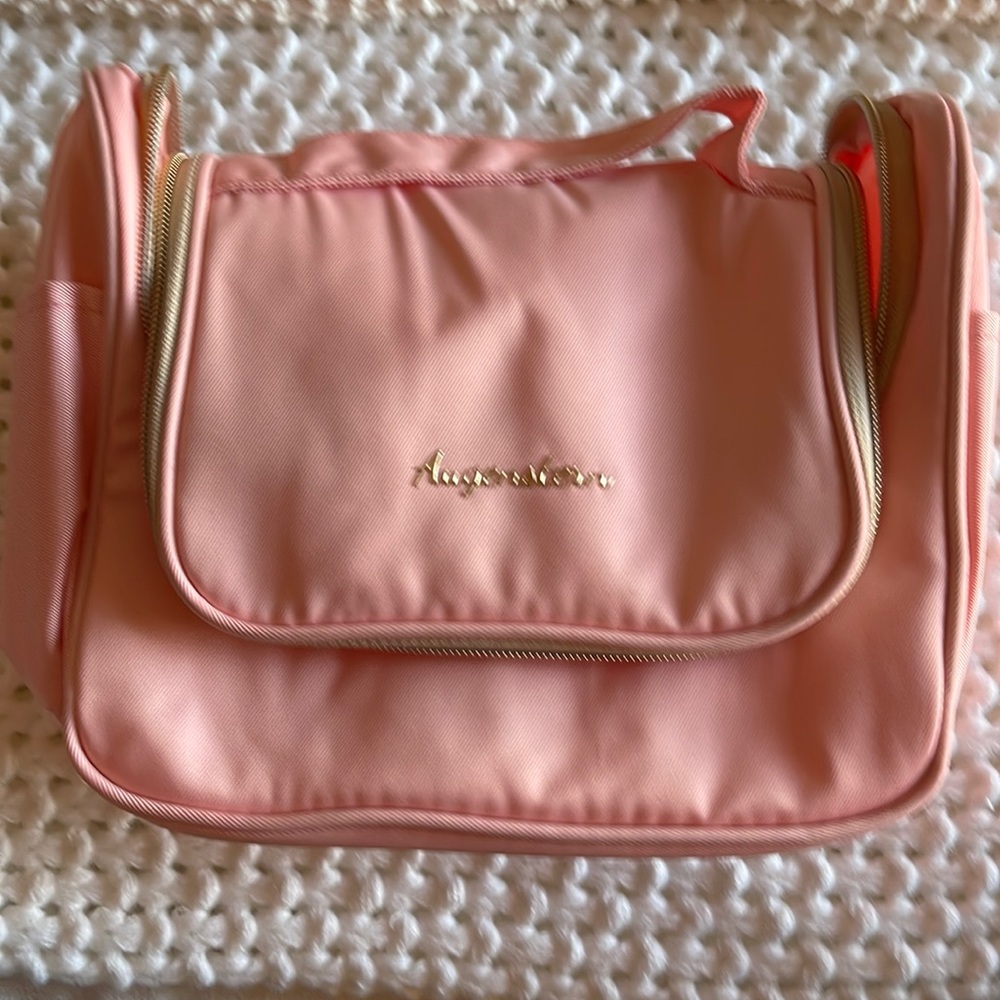 Augenstern Nylon Pink Makeup Case